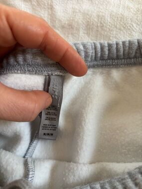 Skims grey fleece joggers size medium